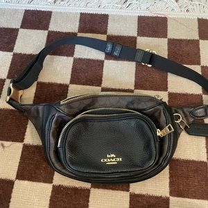 New coach side satchel purse